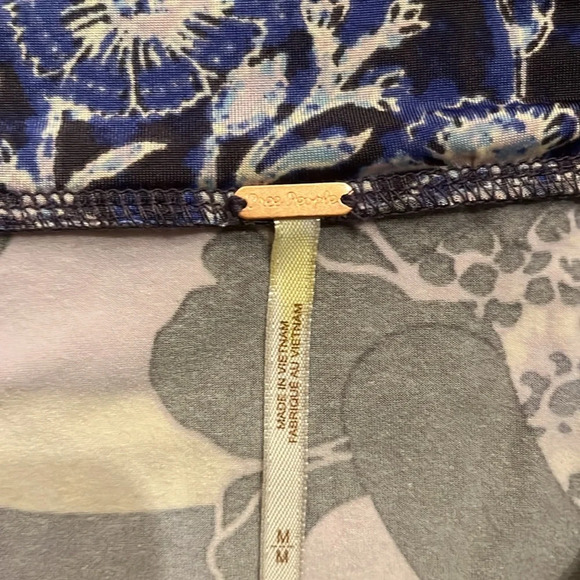 Free People She’s Something Else Retro  Mini Skirt Plum Combo Size M - Picture 5 of 10